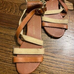 Beautiful Ralph Lauren strappy sandals